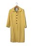 Milly 100% Cotton 100% Silk 100% Acetate Yellow Coat Size 10 - photo 1