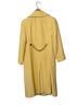 Milly 100% Cotton 100% Silk 100% Acetate Yellow Coat Size 10 - photo 2