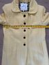 Milly 100% Cotton 100% Silk 100% Acetate Yellow Coat Size 10 - photo 4