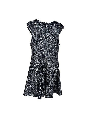 Topshop Sequin Skater Dress Cocktail Dress (view 2)