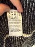 Escada Solid Stripes Gray Coat Size XL - photo 7