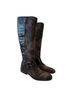 Donald J Pliner 100% Leather Animal Print Brown Boots Size 9 1/2 - photo 14