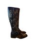 Donald J Pliner 100% Leather Animal Print Brown Boots Size 9 1/2 - photo 1