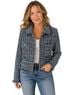 Nanette Lepore 89% Polyester 5% Acrylic 3% Nylon 3% Rayon 100% Cotton 2% Spandex Tweed Multi Color Jacket Size M - photo 1