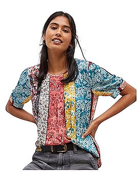 Anthropologie Short Sleeve Blouse