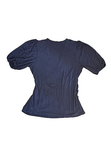 Boden Tia Ruched Wrap Top Short Sleeve Blouse (view 2)