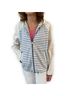Tommy Hilfiger Stripes White Blue Jacket Size M - photo 3