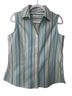 Coldwater Creek Stripes Multi Color Sleeveless Blouse Size M - photo 1