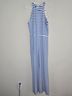 Jude Connally Stripes Blue White Jumpsuit Size L - photo 5