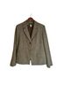 Jones New York Houndstooth Brown Tan Blazer Size 14 - photo 1