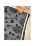 Willi Smith Floral Gray Black Dress Pants Size 6 - photo 9