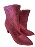 Berness Pink Ankle Boots Size 10 - photo 1