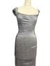 Narciso Rodriguez Silver Cocktail Dress Size 4 - photo 1