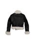 Burberry 100% Leather Black Shearling Rider Jacket Size Size 4 - photo 2
