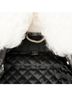 Burberry 100% Leather Black Shearling Rider Jacket Size Size 4 - photo 7
