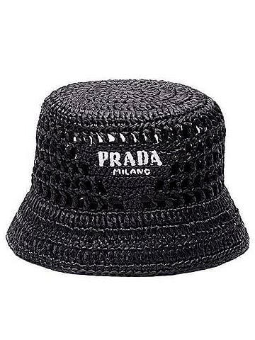 Prada Raffia Bucket Hat (view 2)