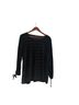 Talbots Damask Black Long Sleeve T-Shirt Size 1X - photo 1