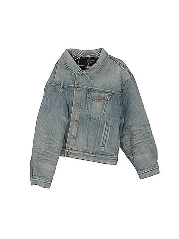 Balenciaga Asymmetric Denim Jacket (view 1)