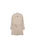 Burberry 100% Leather White Trench Coat Size Size 4 - photo 2