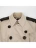Burberry 100% Leather White Trench Coat Size Size 4 - photo 3