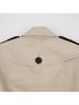 Burberry 100% Leather White Trench Coat Size Size 4 - photo 6