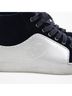 Chanel 100% Leather Blue High-top Sneakers Size EU 36 - photo 3