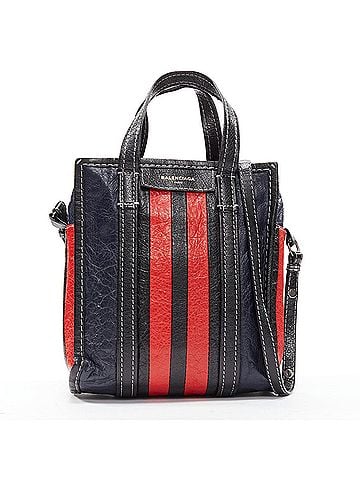 Balenciaga Balenciaga Bazar Striped Leather Bag (view 1)