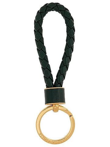 Bottega Veneta Intrecciato Leather Keyring (view 1)