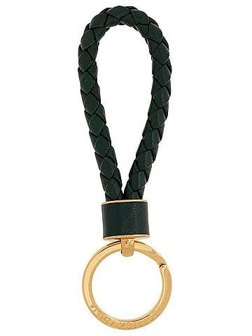 Bottega Veneta Intrecciato Leather Keyring (view 2)