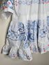 Hunter Bell White Blue Casual Dress Size 4 - photo 5