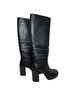 3.1 Phillip Lim 100% Leather Black Heels Size 7 1/2 - photo 2