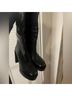 3.1 Phillip Lim 100% Leather Black Heels Size 7 1/2 - photo 4
