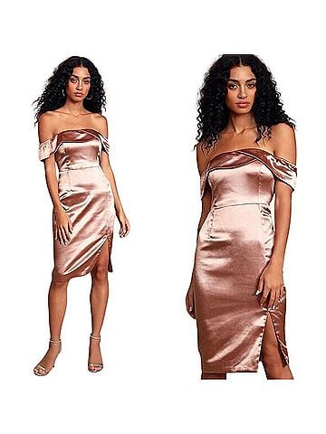 Lulus Paparazzi Shot Cocktail Dress (view 1)