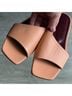 STAUD 100% Leather Orange Purple Sandals Size EU 38 - photo 6