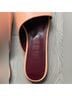 STAUD 100% Leather Orange Purple Sandals Size EU 38 - photo 4