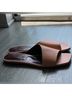 STAUD 100% Leather Orange Purple Sandals Size EU 38 - photo 9