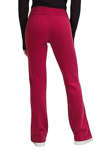 Lululemon Athletica Brushed Softstreme Ribbed Zip Flared Pants Active Pants (view 2)