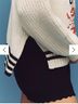 Anthropologie Graphic White Blue Pullover Sweater Size L - photo 4
