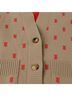 Burberry 100% Wool White Monogram Cardigan Size Size S - photo 5