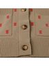 Burberry 100% Wool White Monogram Cardigan Size Size S - photo 10