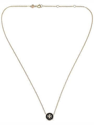 Tory Burch Enamel Pendant Necklace (view 1)