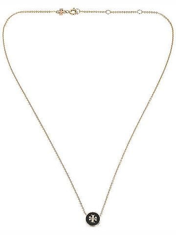 Tory Burch Enamel Pendant Necklace (view 2)