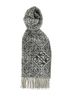 Loewe 100% Wool Gray Anagram Scarf Checkboard One size - photo 1