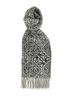 Loewe 100% Wool Gray Anagram Scarf Checkboard One size - photo 2