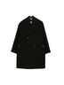 Burberry 100% Wool Black Black Wool Oversized Coat Size 6 - photo 1