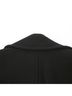 Burberry 100% Wool Black Black Wool Oversized Coat Size 6 - photo 6