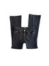True Religion Solid Black Gold Jeans Size 27 - photo 5