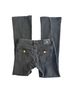 True Religion Solid Black Gold Jeans Size 27 - photo 14