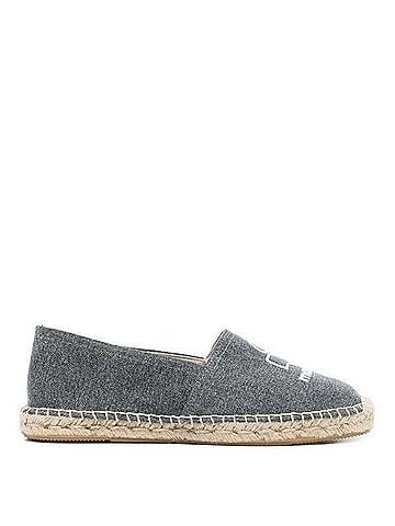 Isabel Marant Logo Canvas Espadrilles (view 1)