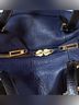 Isaac Mizrahi 100% Leather Blue Black Shoulder Bag One size - photo 8